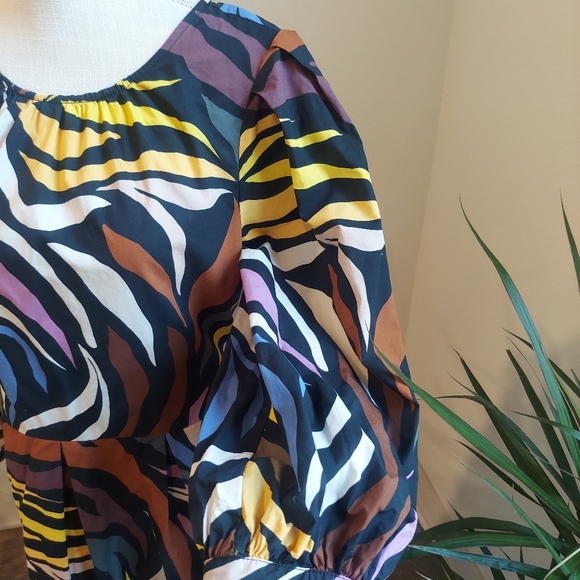 Who What Wear size L colorful dress - Picture 9 of 12